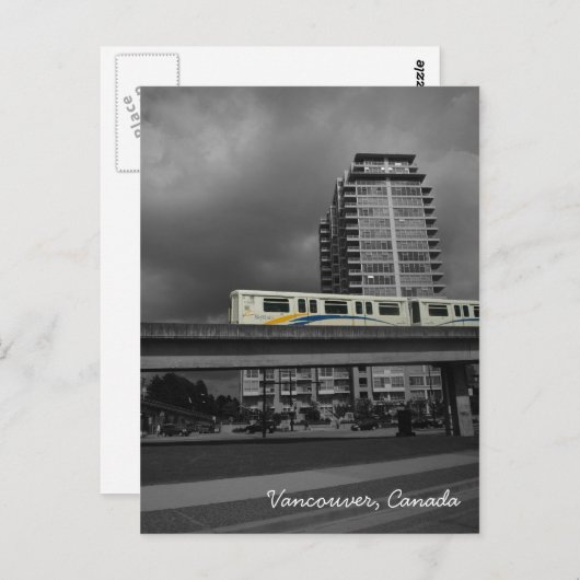 Skytrain - Vancouver Canada Briefkaart (Voorkant / Achterkant)