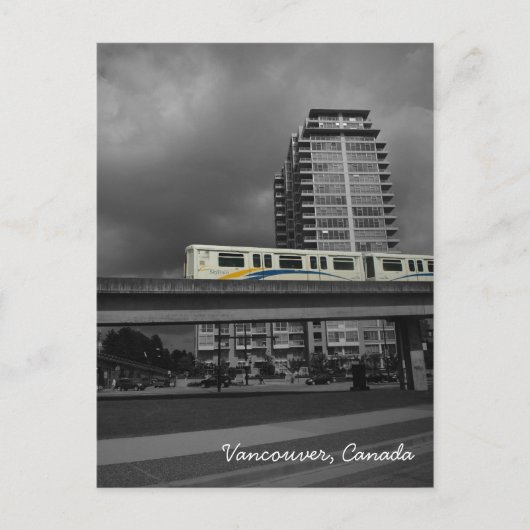 Skytrain - Vancouver Canada Briefkaart (Voorkant)