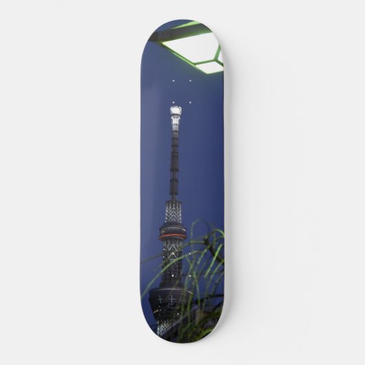 SKYTREE TOKIO JAPAN PERSOONLIJK SKATEBOARD (Voorkant)