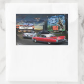 Skyview drive in rechthoekige sticker (Tas)