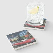 Skyview drive in stenen onderzetter (Zijkant)