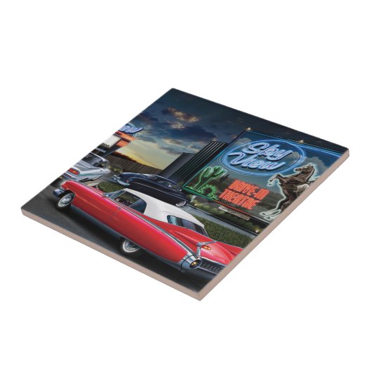 Skyview drive in tegeltje (Zijkant)