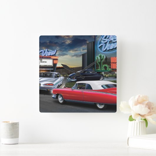 Skyview drive in vierkante klok (Huis)