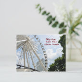 Skyview Ferris Wheel Atlanta, Georgia Briefkaart (Staand voorkant)