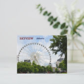 Skyview Ferris Wheel Atlanta, Georgia Briefkaart (Staand voorkant)