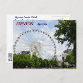 Skyview Ferris Wheel Atlanta, Georgia Briefkaart (Voorkant / Achterkant)