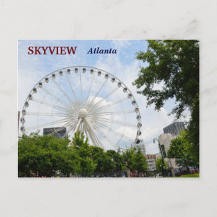 Skyview Ferris Wheel Atlanta, Georgia Briefkaart