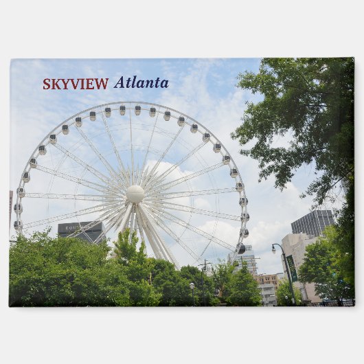 Skyview Ferris Wheel Atlanta, Georgia Magneet (Voorkant)