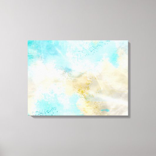 Skyview of an Island Canvas Print (Voorkant)