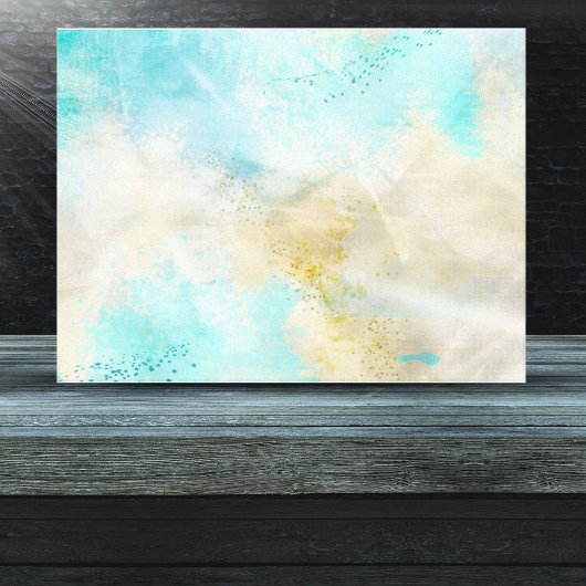 Skyview of an Island Canvas Print