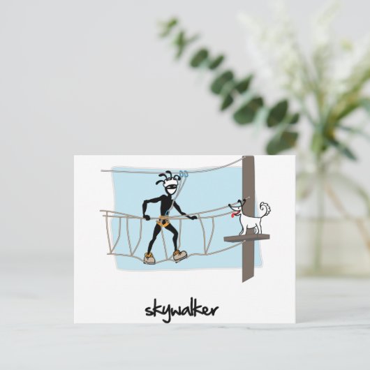 "Skywalker" Briefkaart (Staand voorkant)