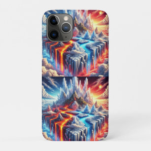 Skyward Clash: het eiland van vuur en ijs Case-Mate iPhone Case