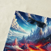 Skyward Clash: het eiland van vuur en ijs Strandlaken (In situ)