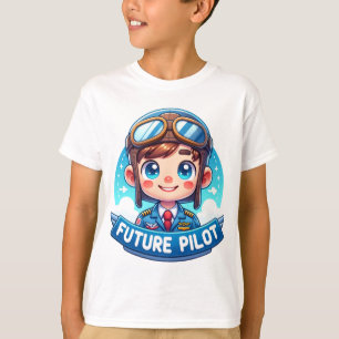 Skyward Dreams: Toekomstige piloot T-shirt