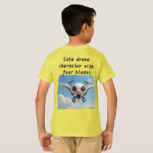 Skyward Drone: Schattig vliegen T-shirt (Achterkant volledig)