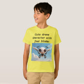 Skyward Drone: Schattig vliegen T-shirt (Voorkant volledig)