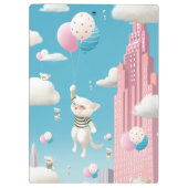 Skyward-gebonden Kittens Klembord (Achterkant)