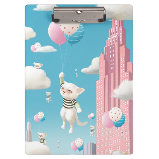 Skyward-gebonden Kittens Klembord (Voorkant)