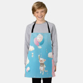 Skyward-gebonden Kittens Schort (Gedragen)