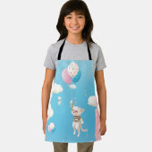 Skyward-gebonden Kittens Schort (Insitu)