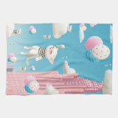 Skyward-gebonden Kittens Theedoek (Horizontaal)