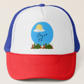 Skyward Journey Trucker Hat Trucker Pet (Voorkant)