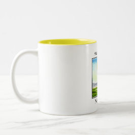 Skyward Over Albuquerque Tweekleurige Koffiemok