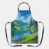 Skyward Peaks - Red-Roof Retreat Schort (Voorkant)