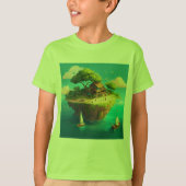 "Skyward Reverie: Een dromerig zwevend ontwerp T-shirt (Voorkant)