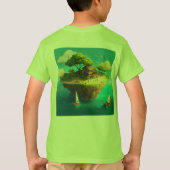 "Skyward Reverie: Een dromerig zwevend ontwerp T-shirt (Achterkant)
