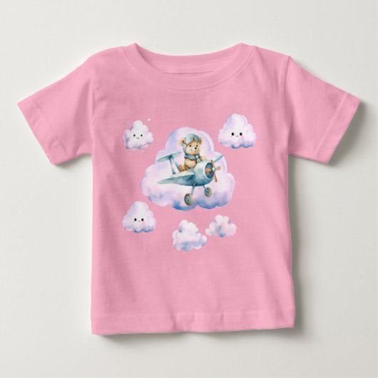 Skyward Soiree: Teddy Bear Adventure T-Shirt (Voorkant)