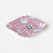 Skyward Soiree van beer: Eerste verjaardagspapier  Papieren Bordje (Gebogen)