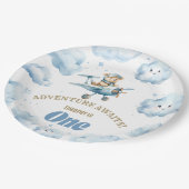 Skyward Soiree van beer: Eerste verjaardagspapier Papieren Bordje (Gekanteld)