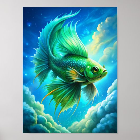 Skyward Swim Poster (Voorkant)