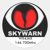 Skywarn logo, Sticker (Voorkant)