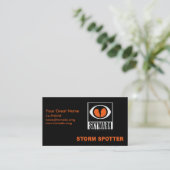 SKYWARN Storm Spotter Business Card Visitekaartje (Staand voorkant)