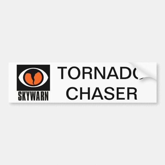 SKYWARN Tornado Chaser Bumpersticker (Voorkant)
