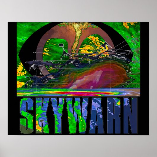 skywarning Storm Chasers Poster (Voorkant)