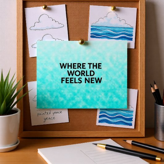 Skywashed Reverie Briefkaart