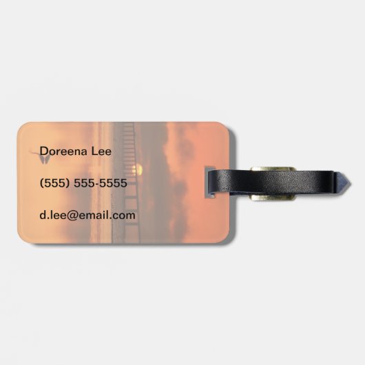 Skyway Bridge Bagagelabel (Achterkant horizontaal)