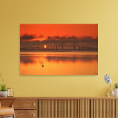 Skyway Bridge Canvas Afdruk (Insitu (Woonkamer))