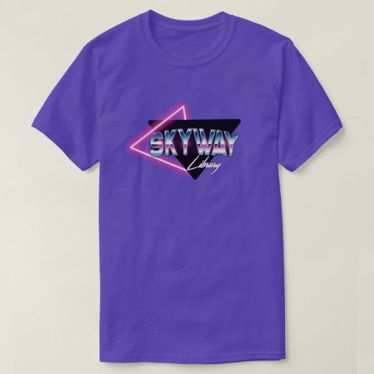 Skyway Library T-Shirt van 1980 (Design voorkant)