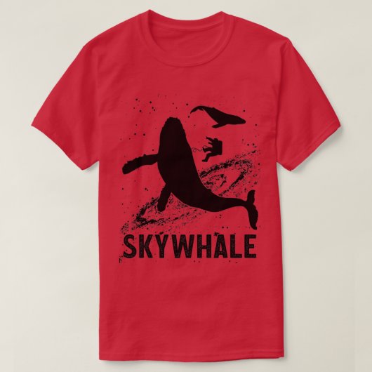 Skywhale Funny Ocean Parody T-shirt (Design voorkant)