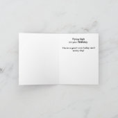 Skywriting Happy Birthday in de wolken Kaart (Binnen)