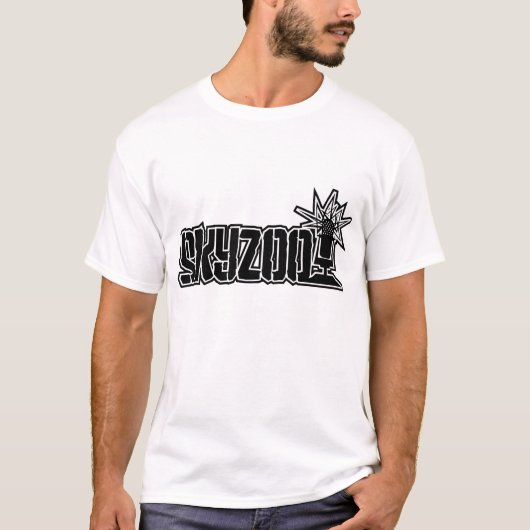 Skyzoo-Lyrics T-shirt (wht) (Voorkant)