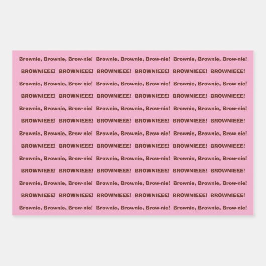 SKZ BROWNIEEE! Cadeaupapier (Voorkant)