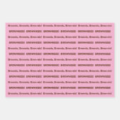 SKZ Felix BROWNIEEE! Gift Wrap Inpakpapier Vel (Voorkant 3)