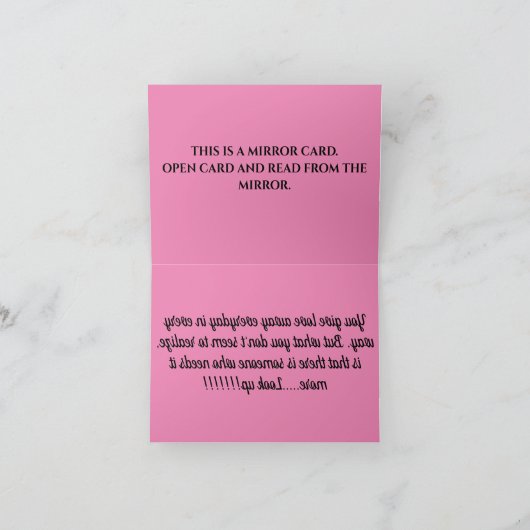 SL 007 - Je geeft het weg Bedankkaart (Binnen)