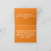 SL 019 - Zomertijd bedankpas Bedankkaart (Binnen)