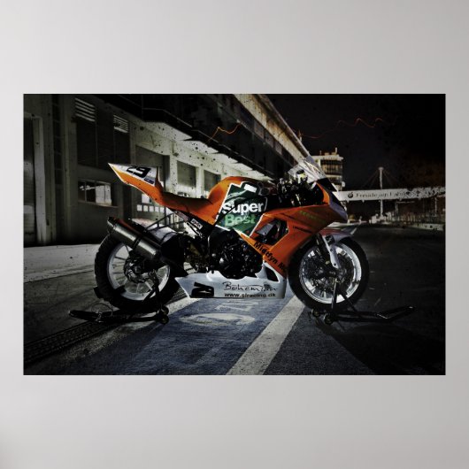 SL Racing's Kawasaki ZX-10R Poster (Voorkant)